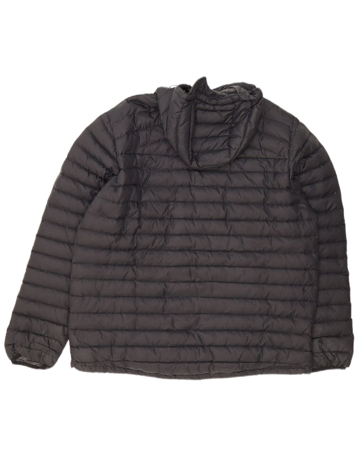 MOUNTAIN WAREHOUSE Herre hættepolstret jakke UK 42 XL Sort Polyester