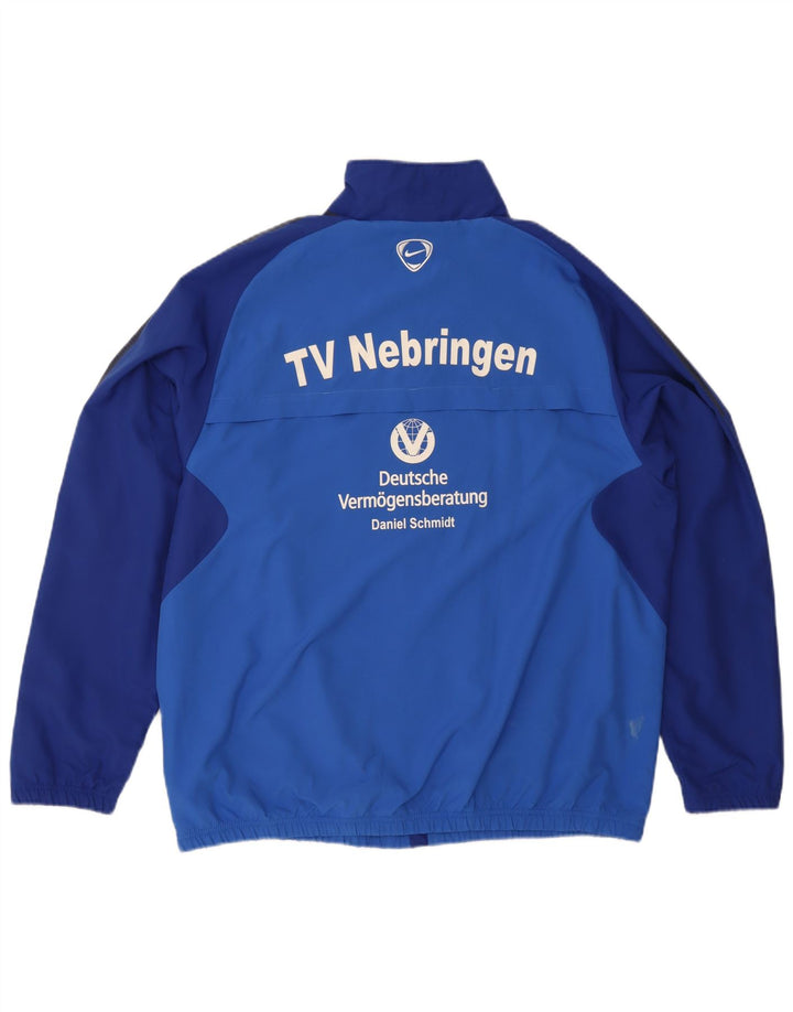 Nike Grafisk træningsdragt til mænd Topjakke XL Blå Colourblock Polyester