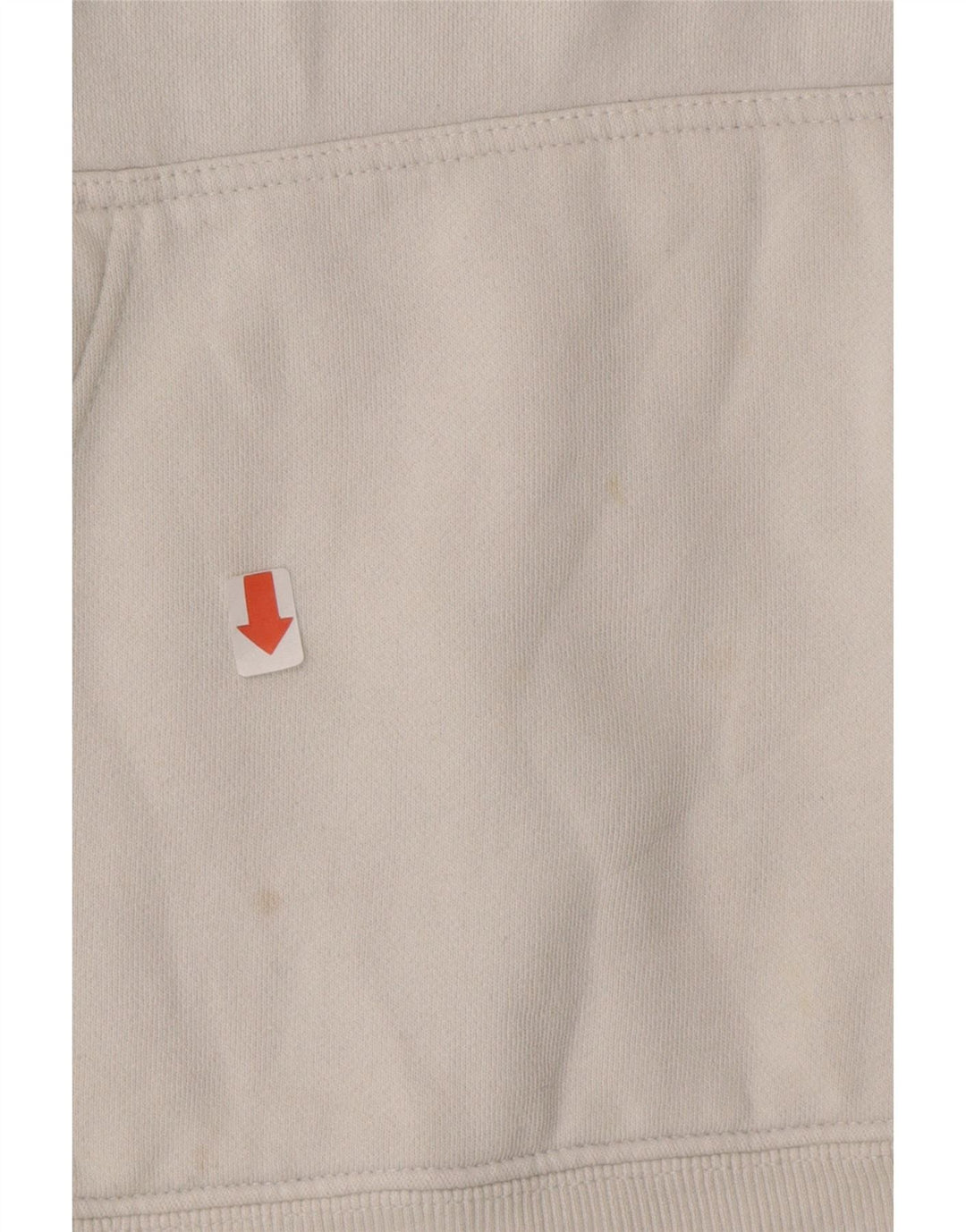 FILA Mens Graphic Hoodie Jumper Medium White Cotton Vintage Fila and Second-Hand Fila from Messina Hembry 