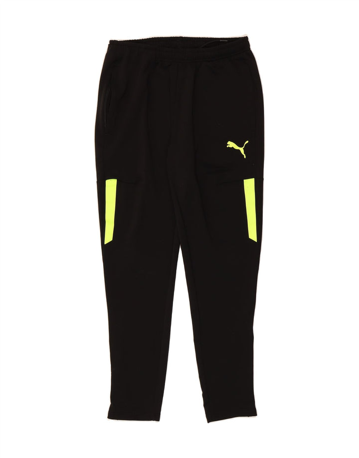 PUMA Mens Tracksuit Trousers Medium Black Polyester Vintage Puma and Second-Hand Puma from Messina Hembry 