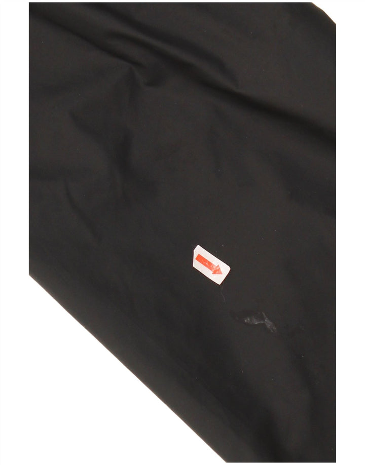 ADIDAS Mens Hooded Rain Jacket UK 40 Large Black Polyamide