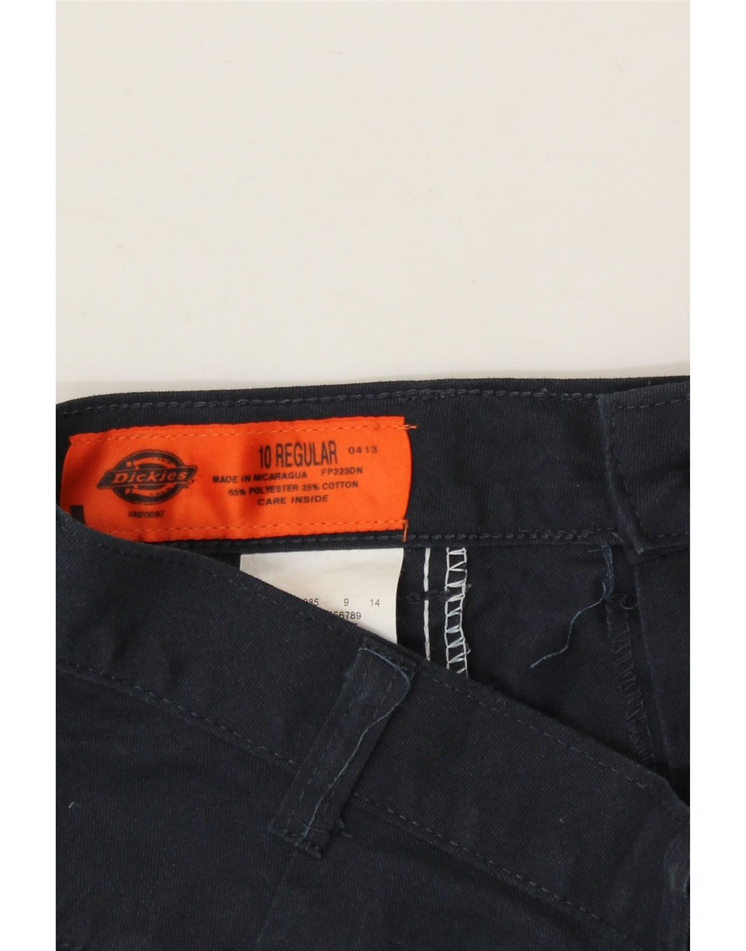 Dickies Dame Straight Cargo Bukser US 10 Large W32 L32 Navy Blue