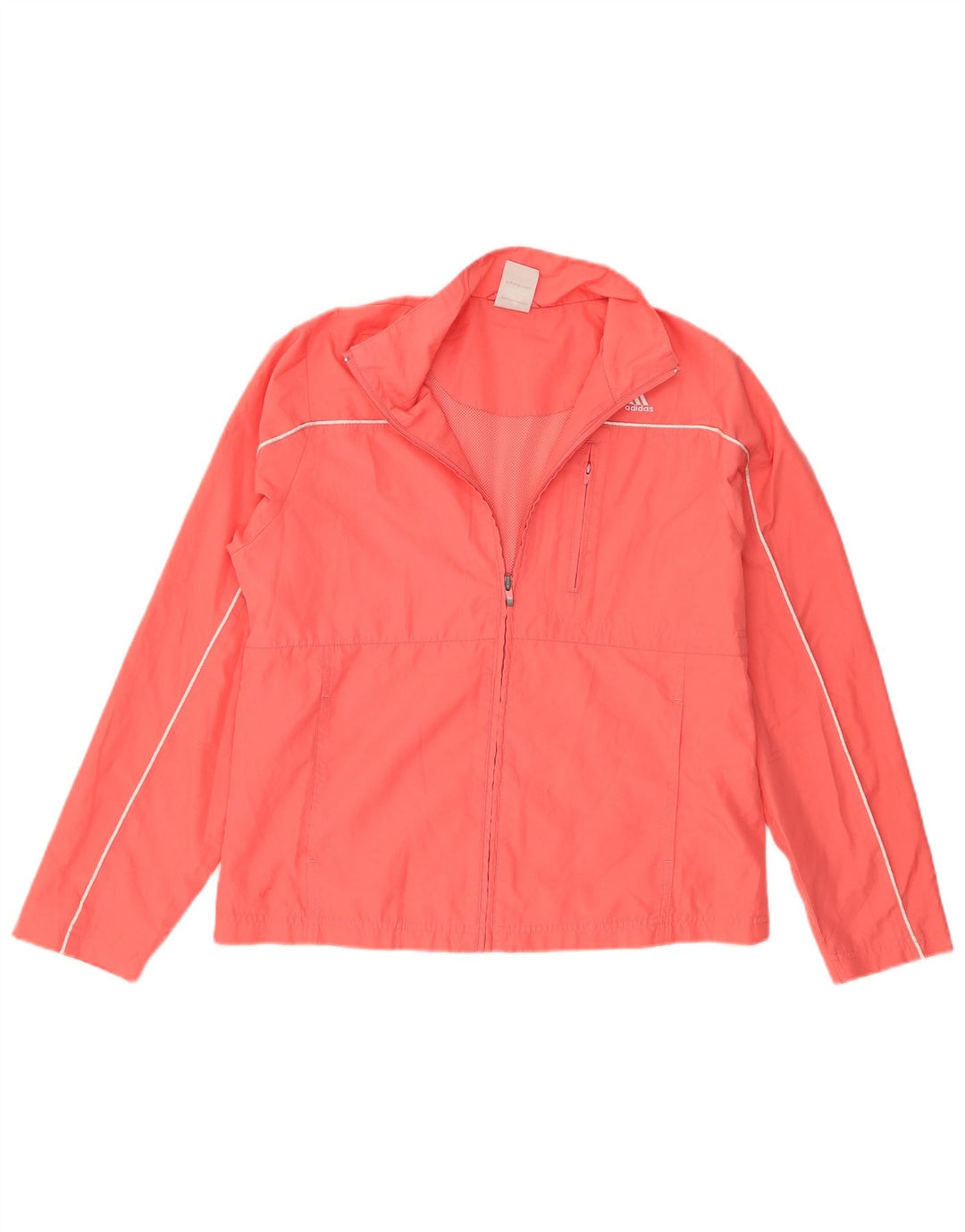 Adidas Womens Oversized træningsdragt Top Jacket UK 10 Small Pink Polyester