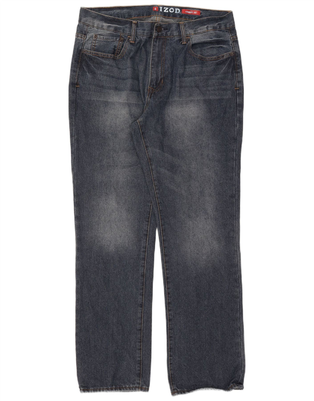 Izod Straight Jeans til mænd W36 L32 blå bomuld