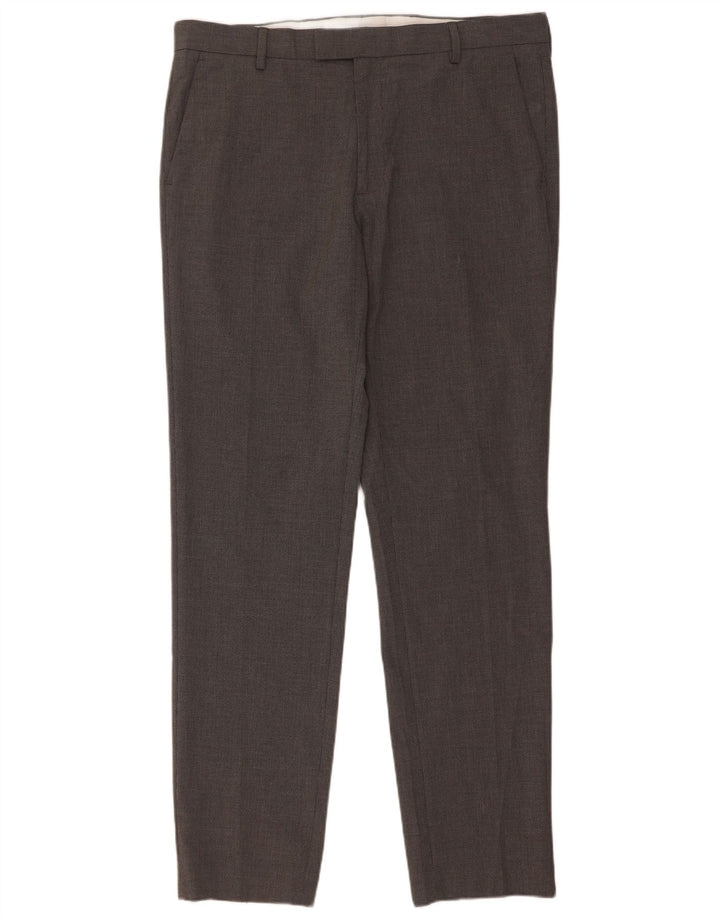 Marks & Spencer Herre Slim Suit Bukser W36 L33 Grå