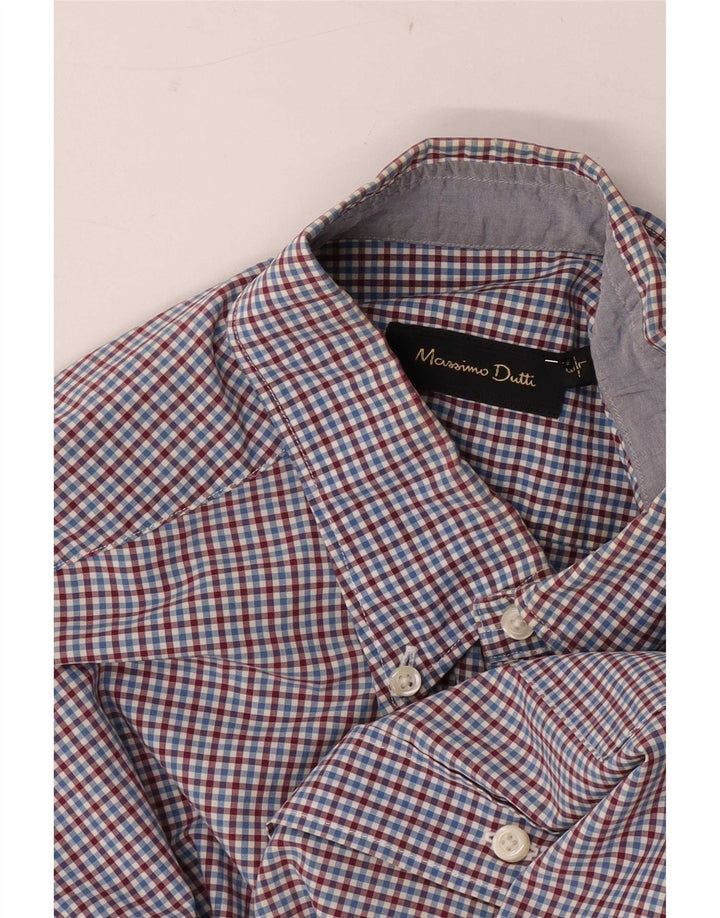 Massimo Dutti Herreskjorte Stor blå ternet