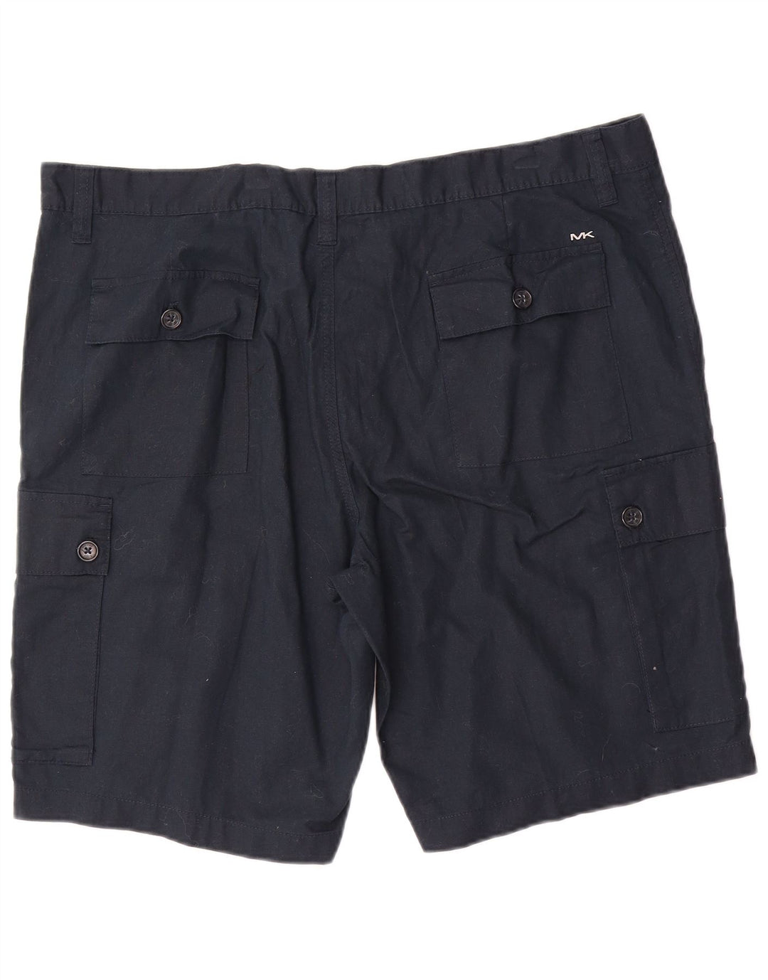 Michael Kors Herre Cargo Shorts W40 XL Navy Blue Linen