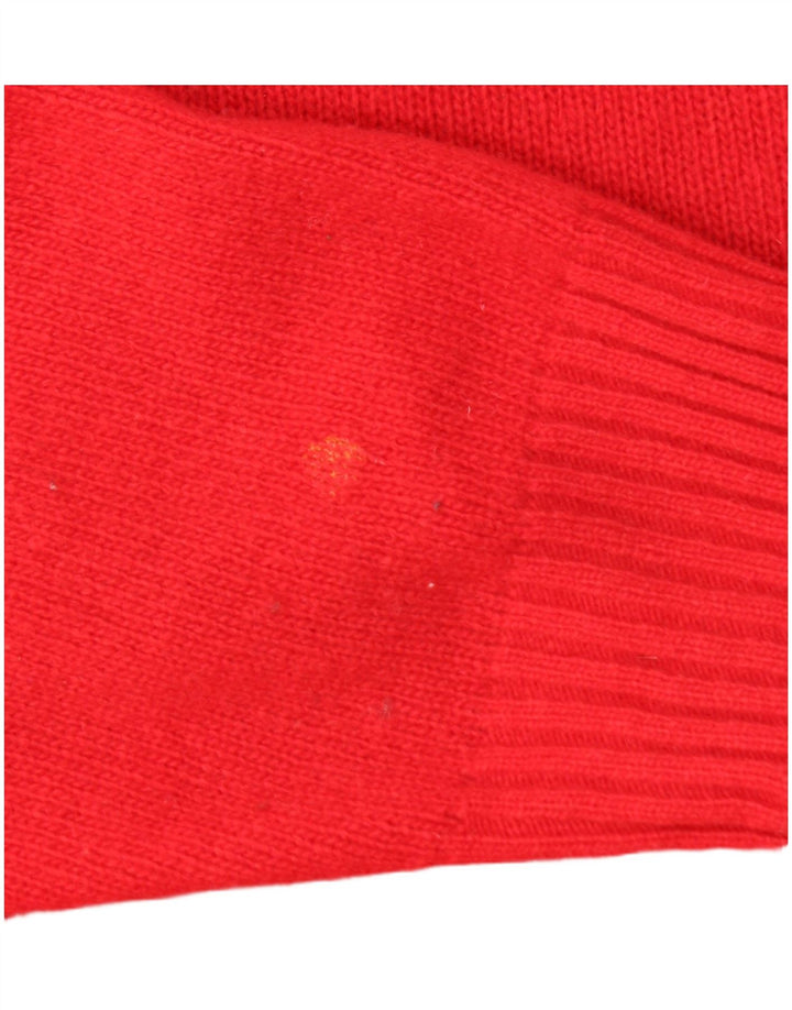 Sergio Tacchini Herre trøje med rund hals, stor rød uld