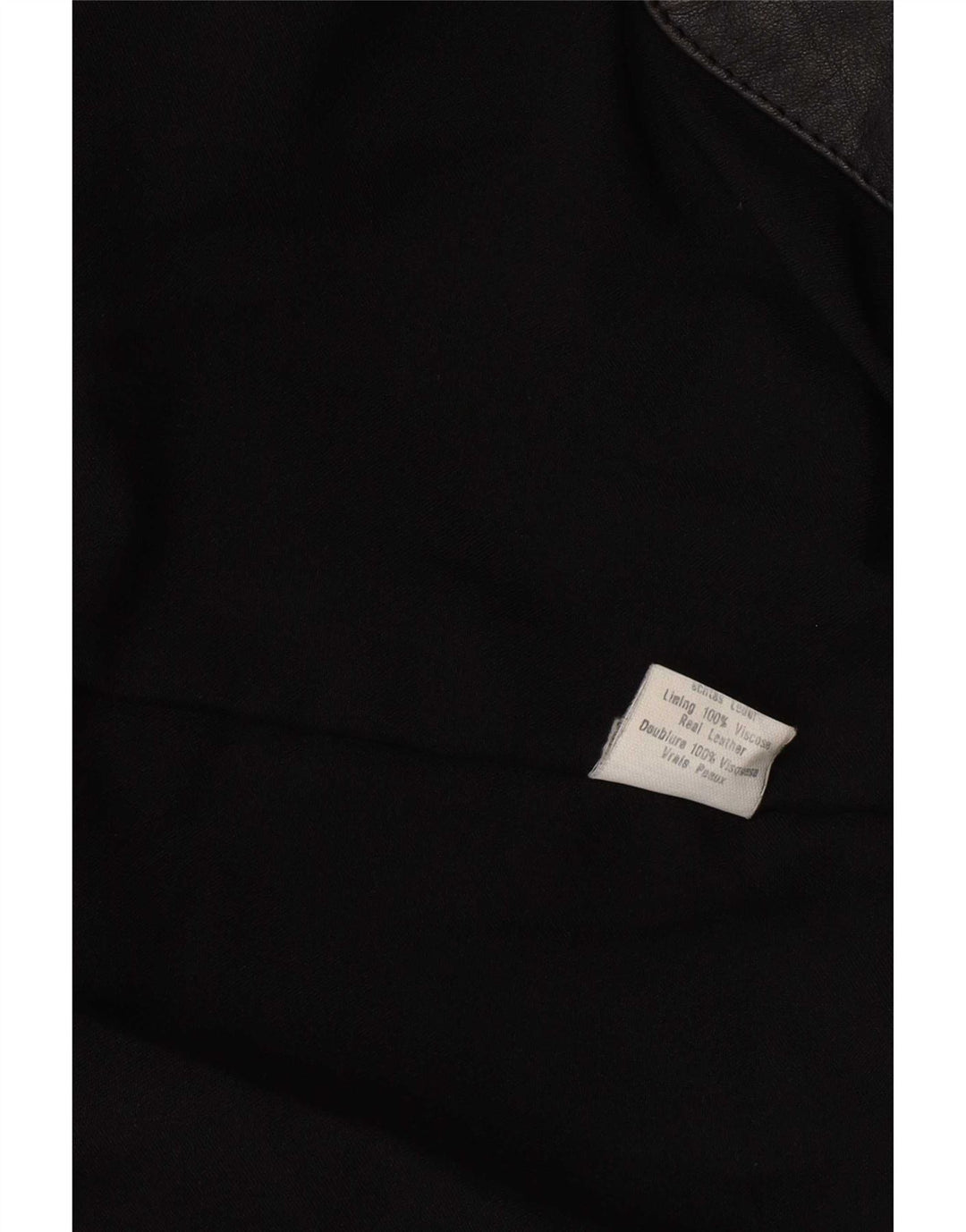Settore Herre Læderfrakke UK 42 XL Sort