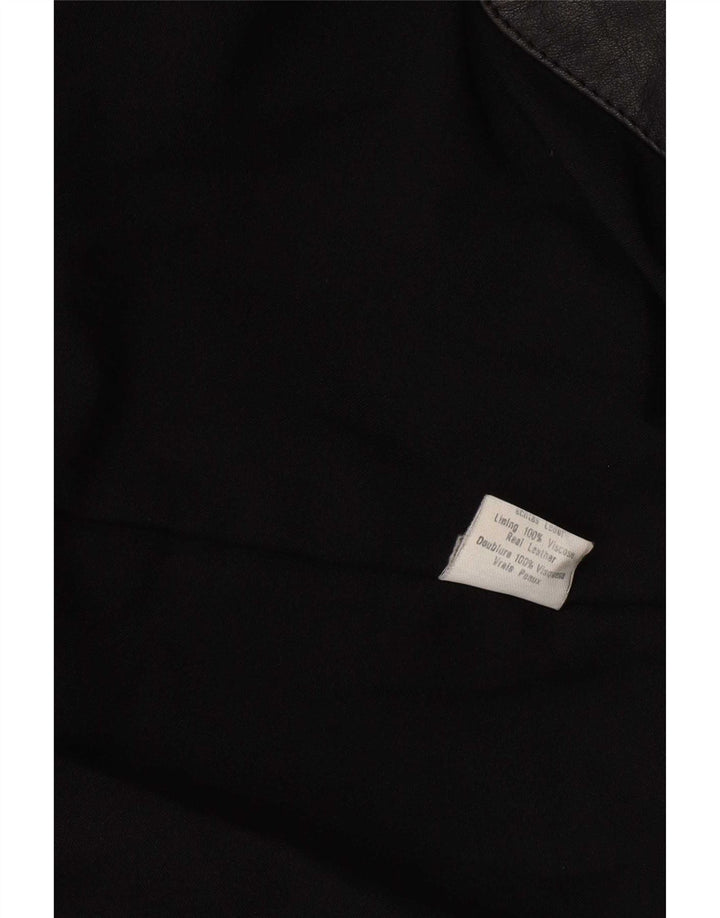 Settore Herre Læderfrakke UK 42 XL Sort