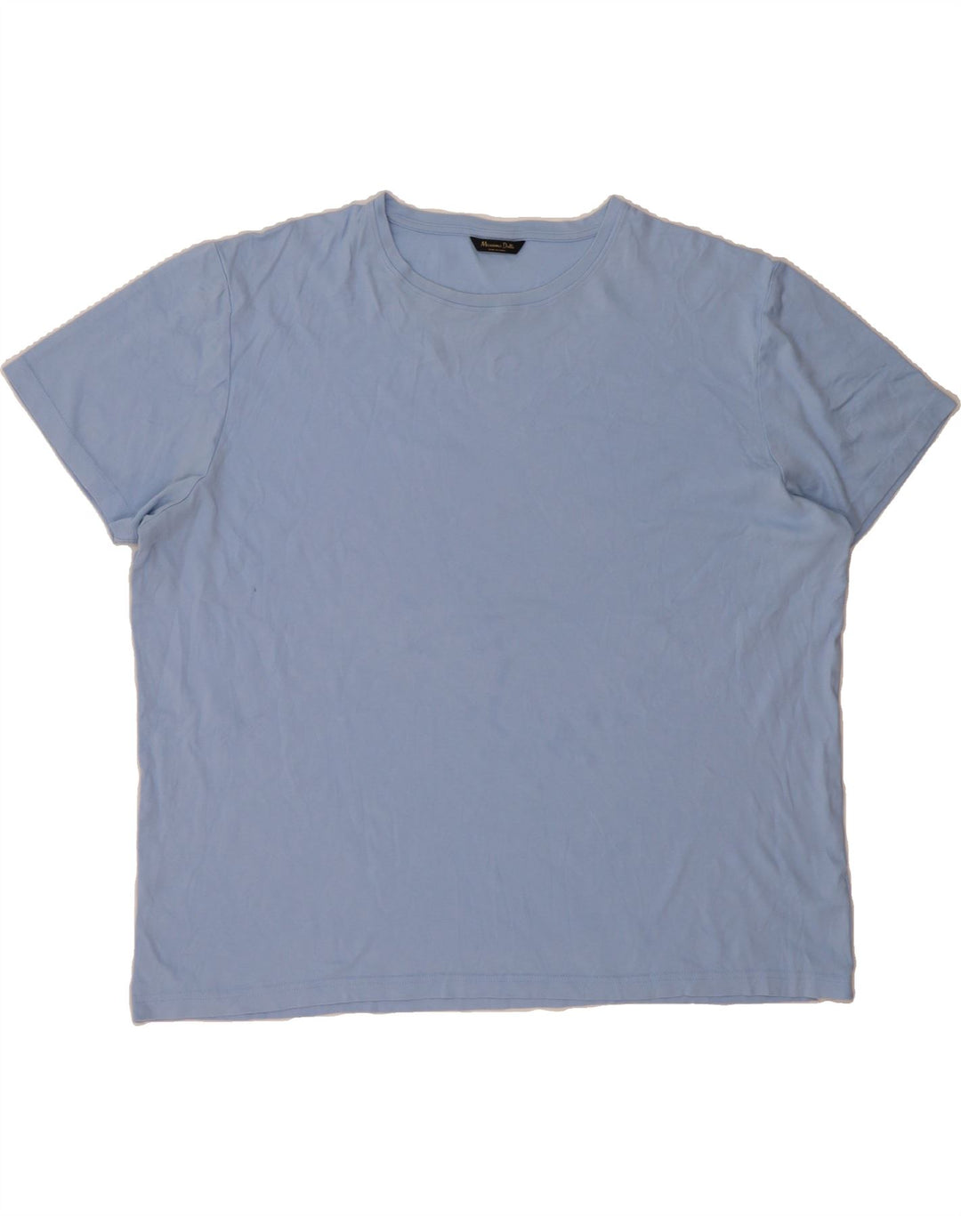 MASSIMO DUTTI Mens T-Shirt Top XL Blue Cotton Vintage Massimo Dutti and Second-Hand Massimo Dutti from Messina Hembry 