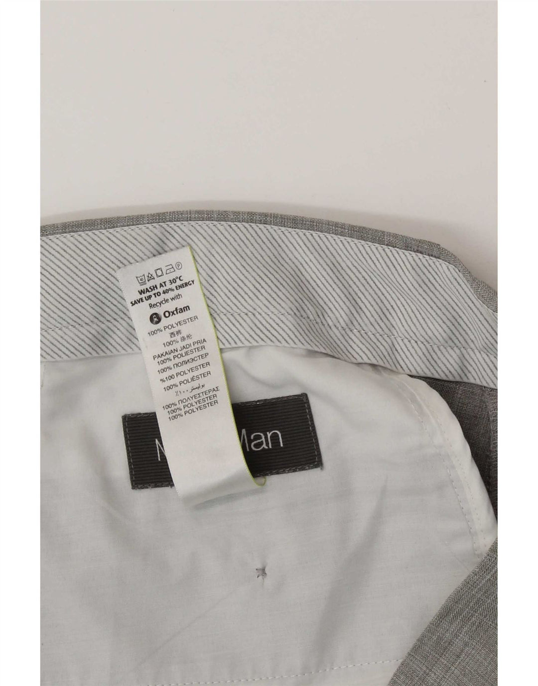 Marks & Spencer Herre Pegged Suit Bukser W32 L29 Grå Polyester