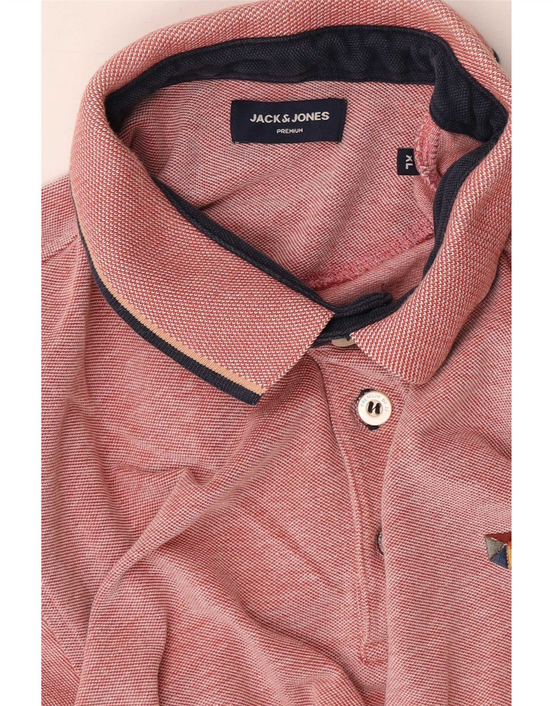 Jack & Jones herre poloshirt XL Rød