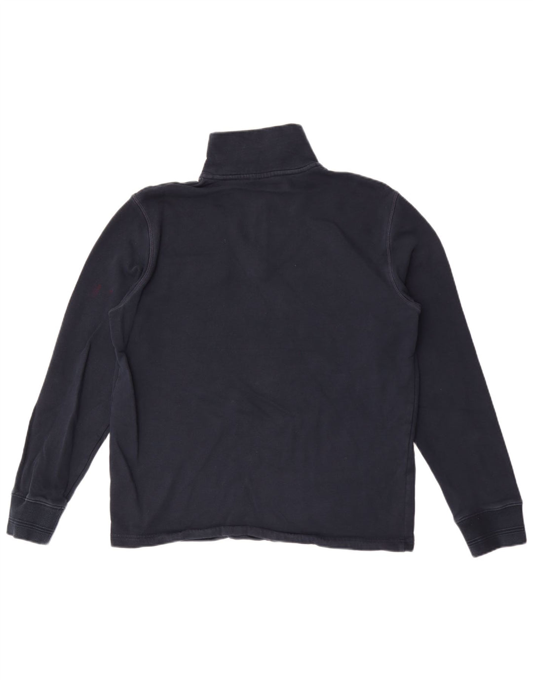 Marks & Spencer Sweatshirt med lynlås til mænd Medium marineblå bomuld
