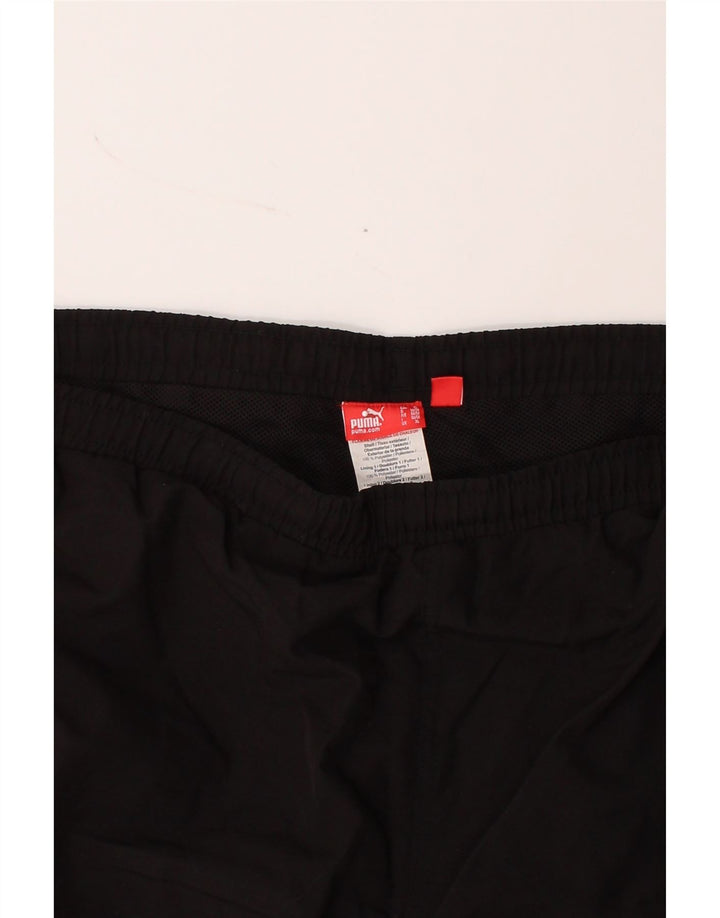 PUMA Mens Tracksuit Trousers XL Black Polyester Vintage Puma and Second-Hand Puma from Messina Hembry 