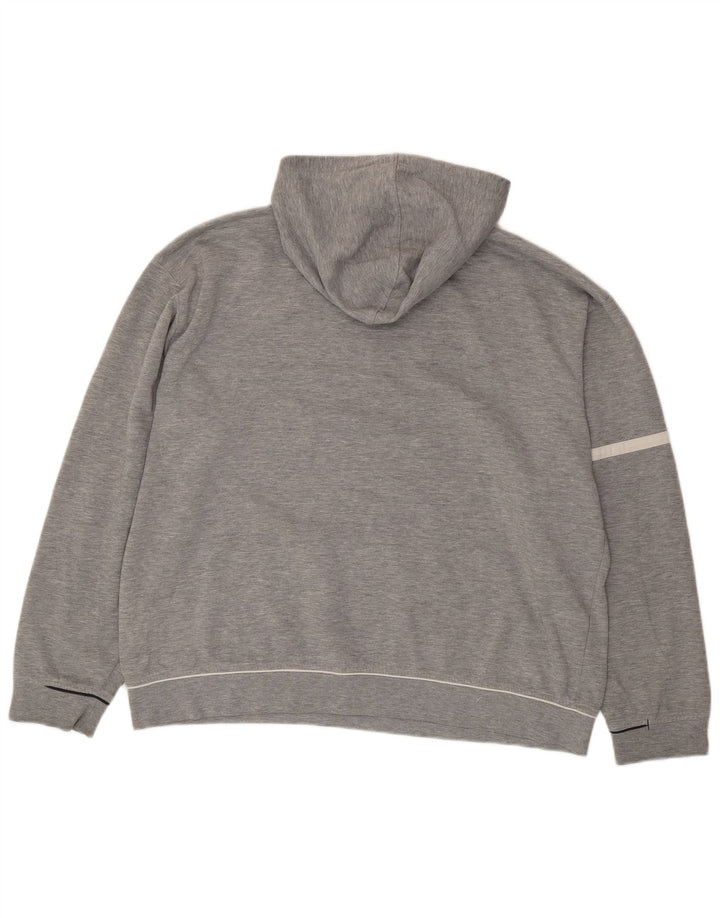Reebok Herre grafisk hættetrøje XL Grå Flecked Polyester