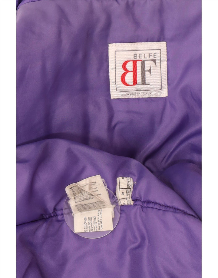 Belfe & Belfe Dame Military Oversized Polstret Jakke UK 16 Large Purple