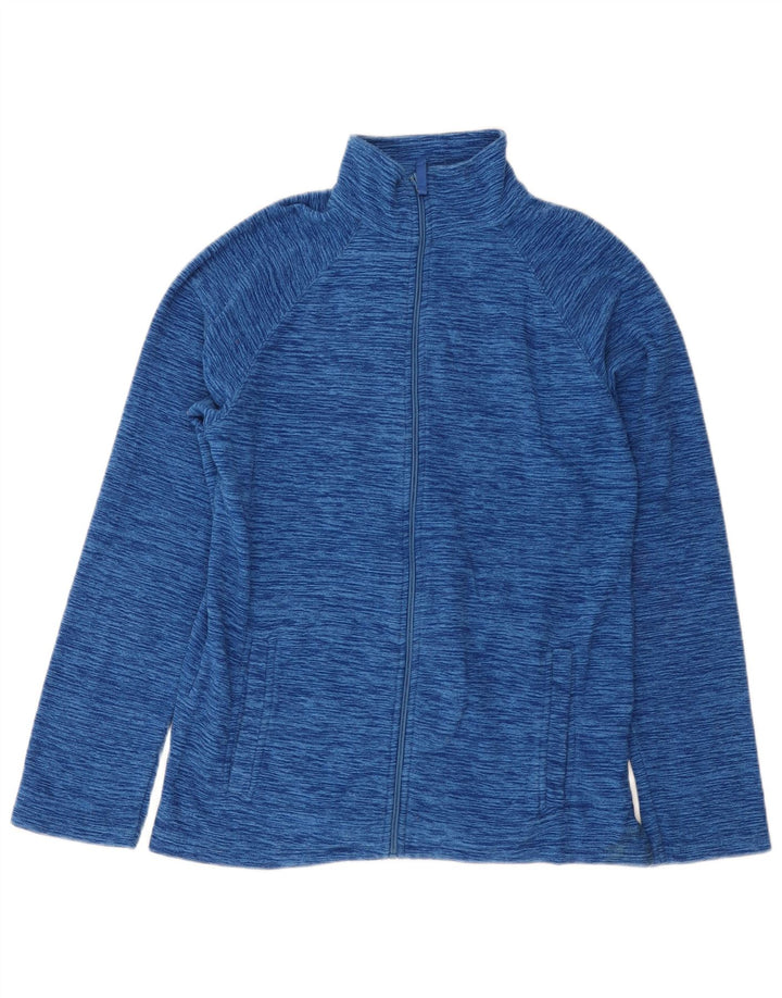 Mountain Warehouse Fleecejakke til mænd UK 34 XS Blue Flecked Polyester