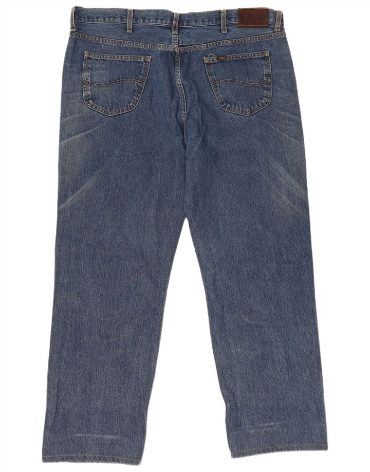 Lee Straight Jeans til mænd W42 L31 Blå