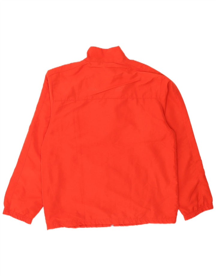 REEBOK Mens Tracksuit Top Jacket Medium Red Polyester