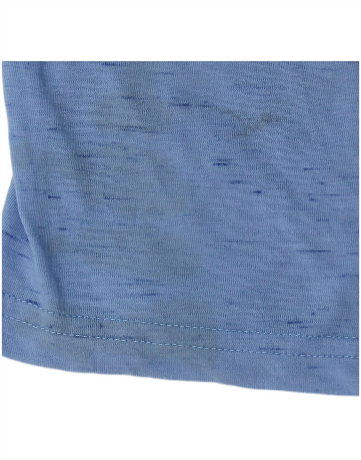HURLEY Boys T-Shirt Top 13-14 Years XL Blue Flecked Polyester