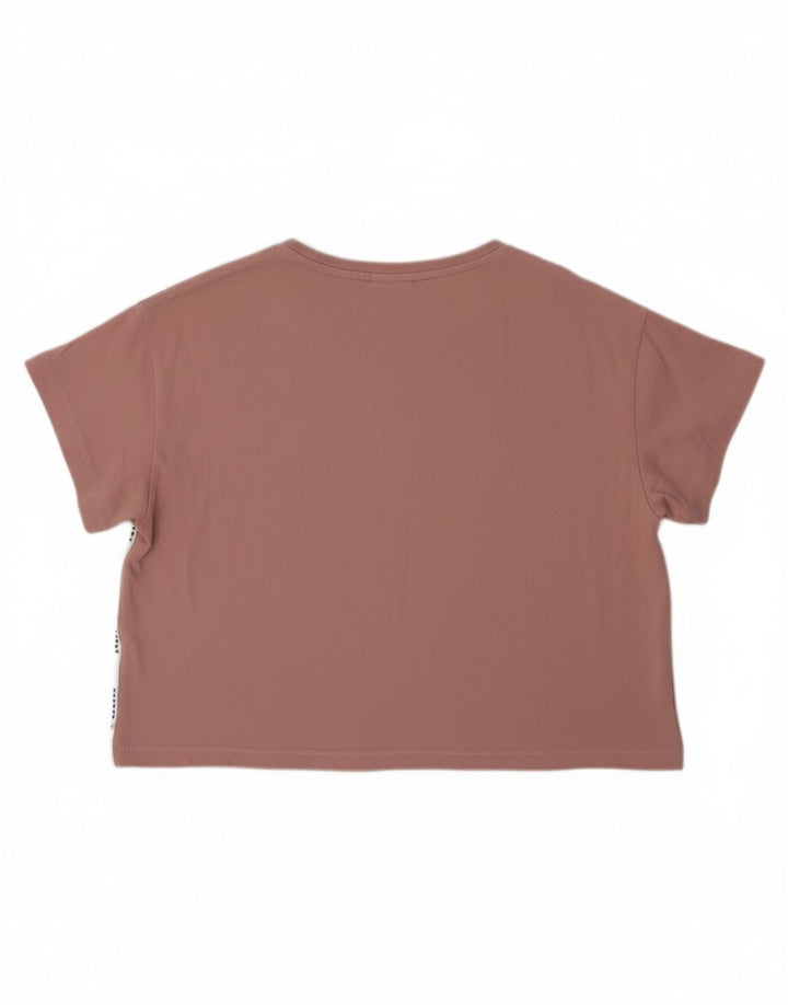 PUMA Womens Crop Graphic T-Shirt Top UK 8 Small  Pink Vintage Puma and Second-Hand Puma from Messina Hembry 