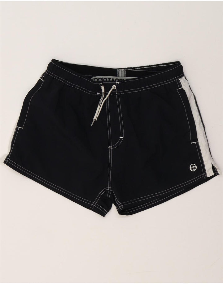 SERGIO TACCHINI Badeshorts til mænd Large Black Colourblock Polyester