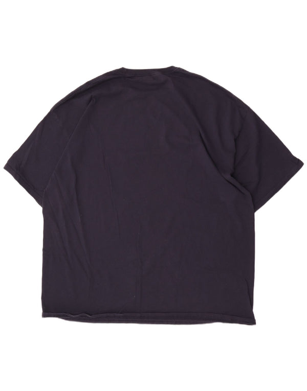Champion Herre Mississippi Grafisk T-Shirt Top 3XL Navy Blue
