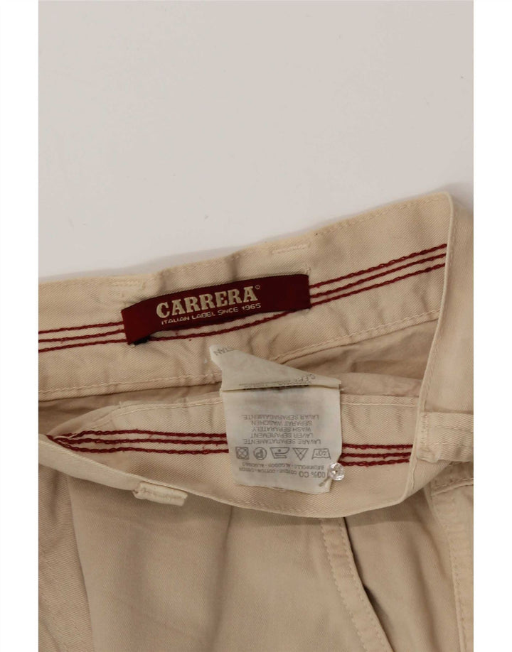 Carrera Herre Cargo Shorts IT 46 Small W28 Beige Bomuld