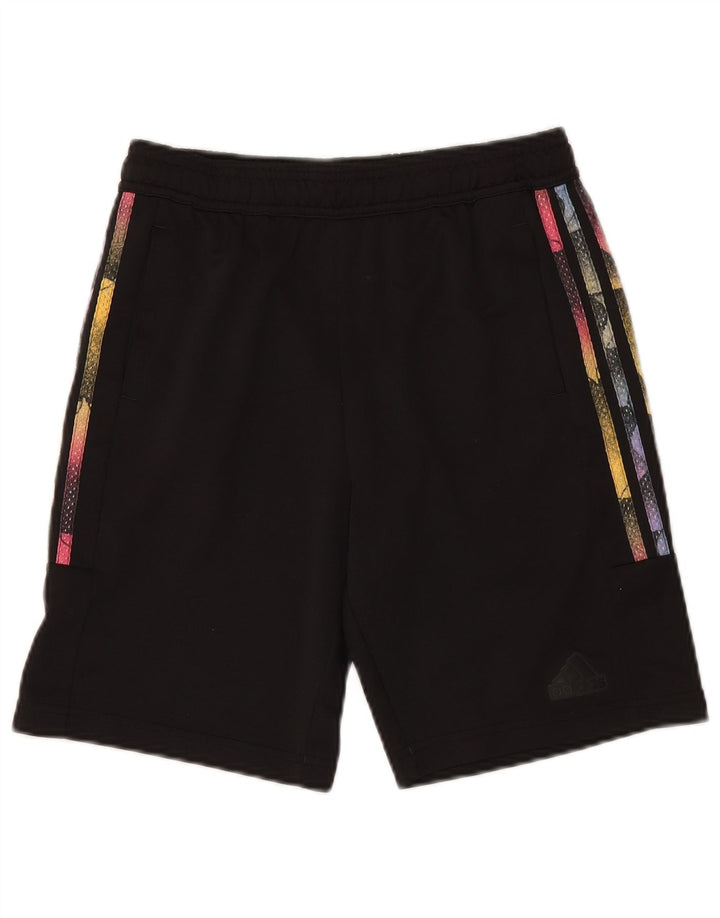 ADIDAS Pige Sportshorts 13-14 År W28 L8 Sort Polyester