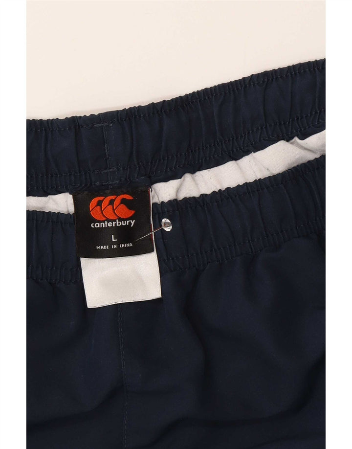 Canterbury Herre grafisk træningsdragt Bukser Joggers Large Navy Blue