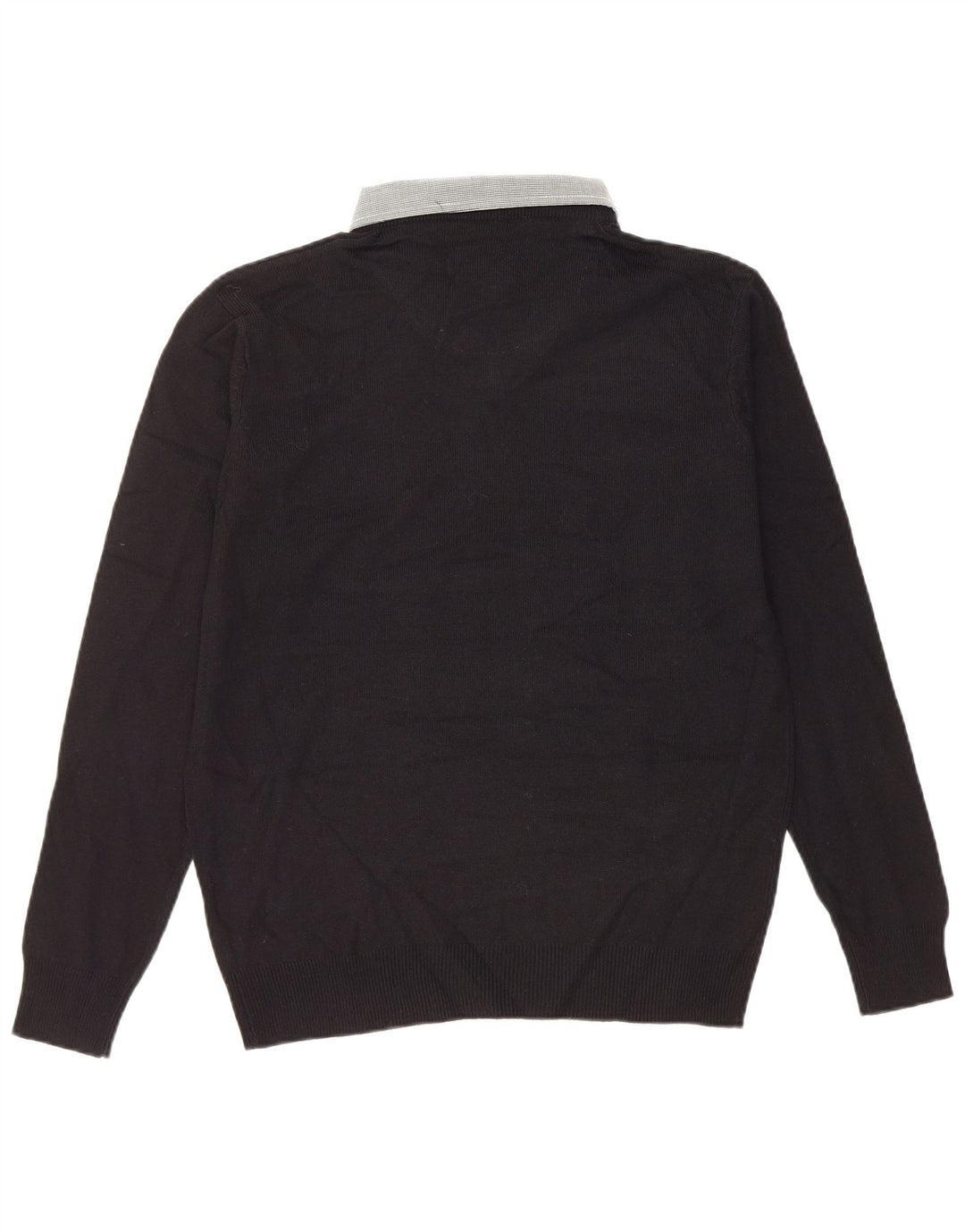 PIERRE CARDIN Herre V-hals sweater Stor Sort Akryl