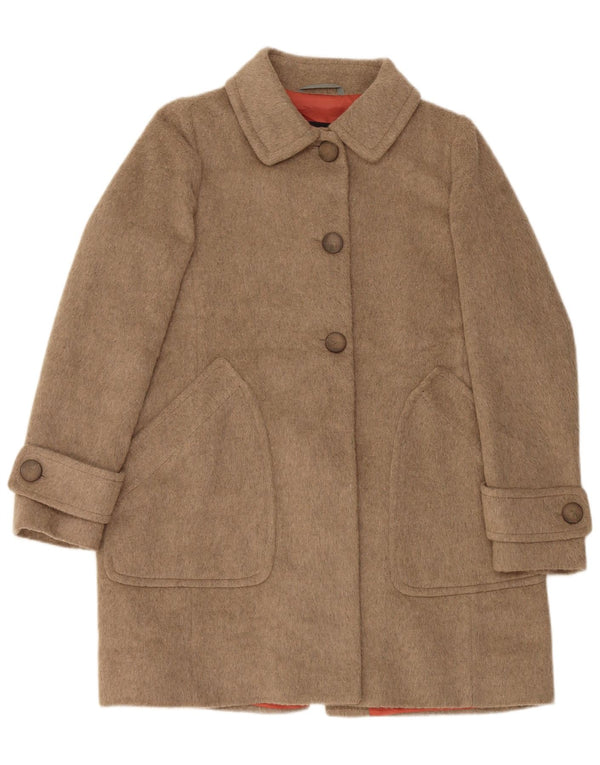 Marella Dame EMME Overfrakke UK 12 Medium Beige Akryl