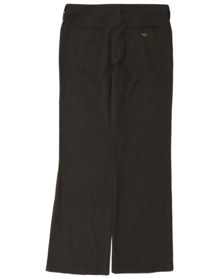 Armani Dame Bootcut Casual Bukser W30 L33 Grå Polyester