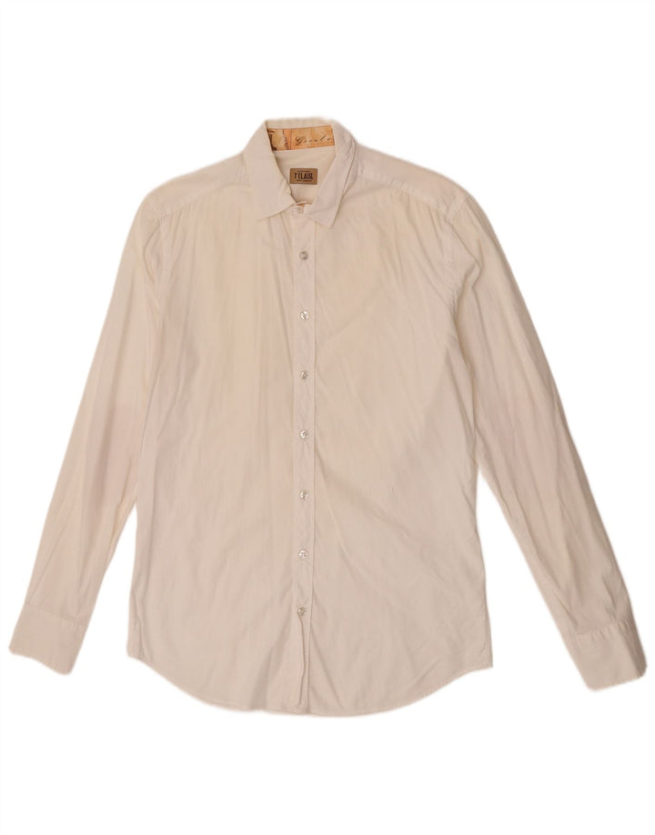 ALVIERO MARTINI Herreskjorte Medium White Colourblock