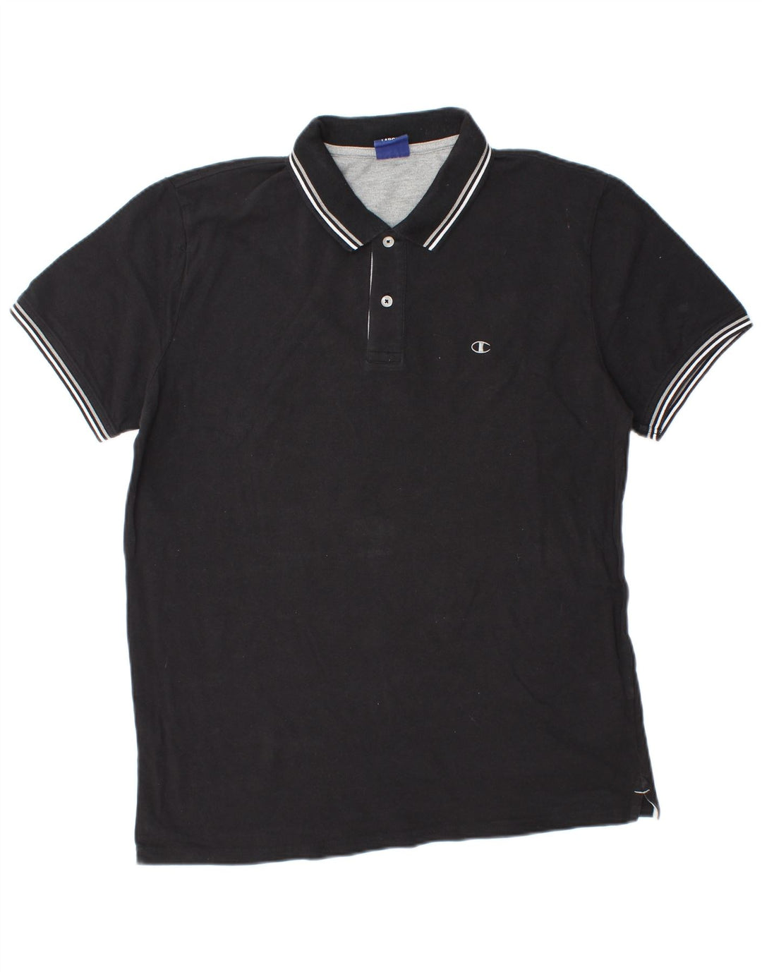 Champion herre poloshirt Stor sort bomuld