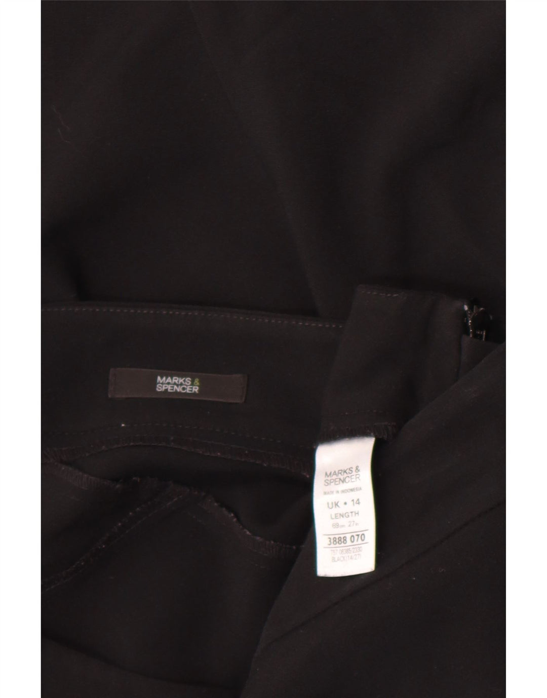 Marks & Spencer Trompetnederdel til kvinder UK 14 Large W32 Black Polyester