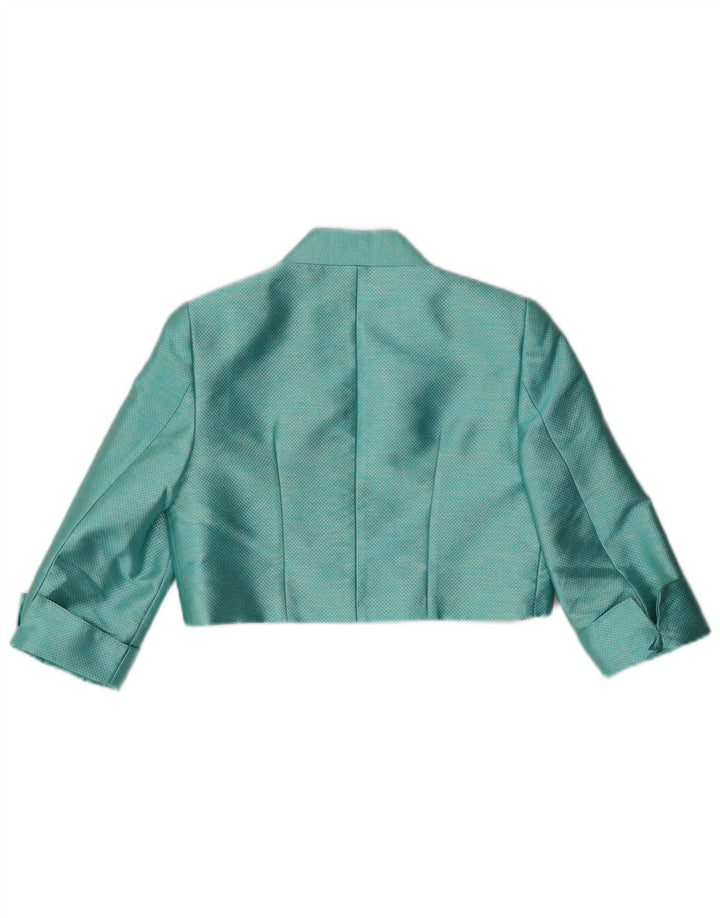 Kvinder 2-delt sæt US 8 Medium turkis polyester