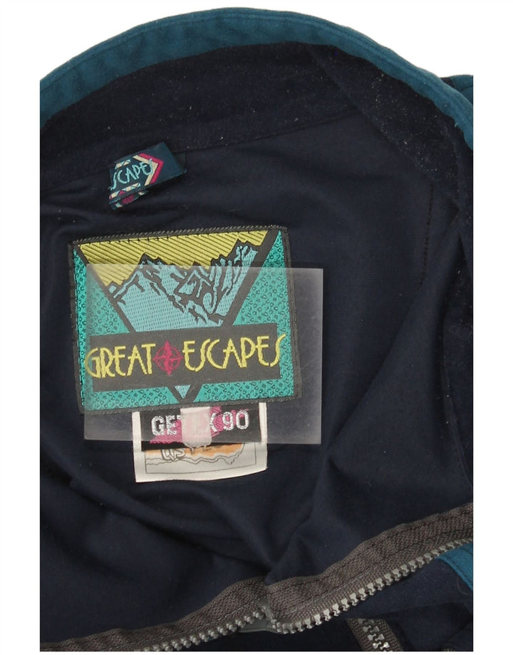 Great Escapes Herre træningsdragt Topjakke IT 56 XL Navy Blue Colourblock