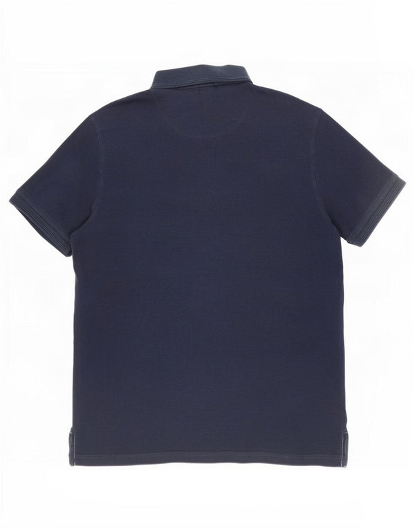 Pierre Cardin Herre Regular Fit Polo Shirt Large Navy Blue Colourblock