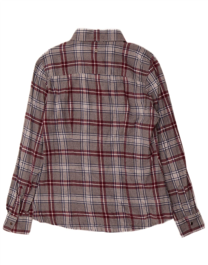 Carrera Dame Flanell Shirt UK 12 Medium Grey Check