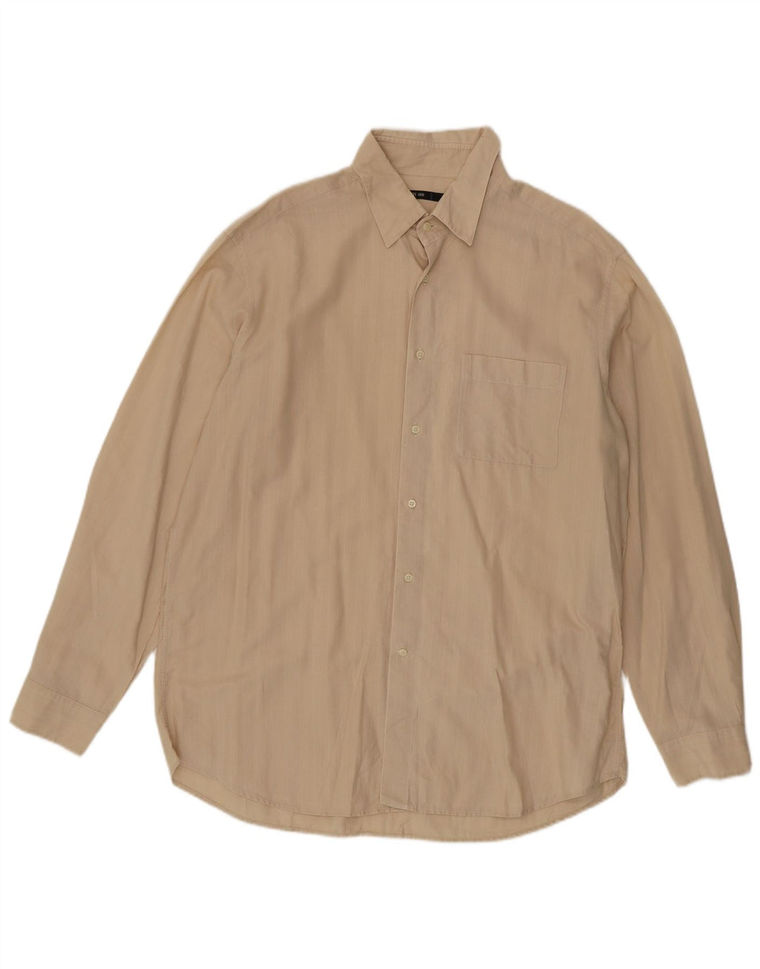 Cerruti 1881 herreskjorte XL beige ternet bomuld