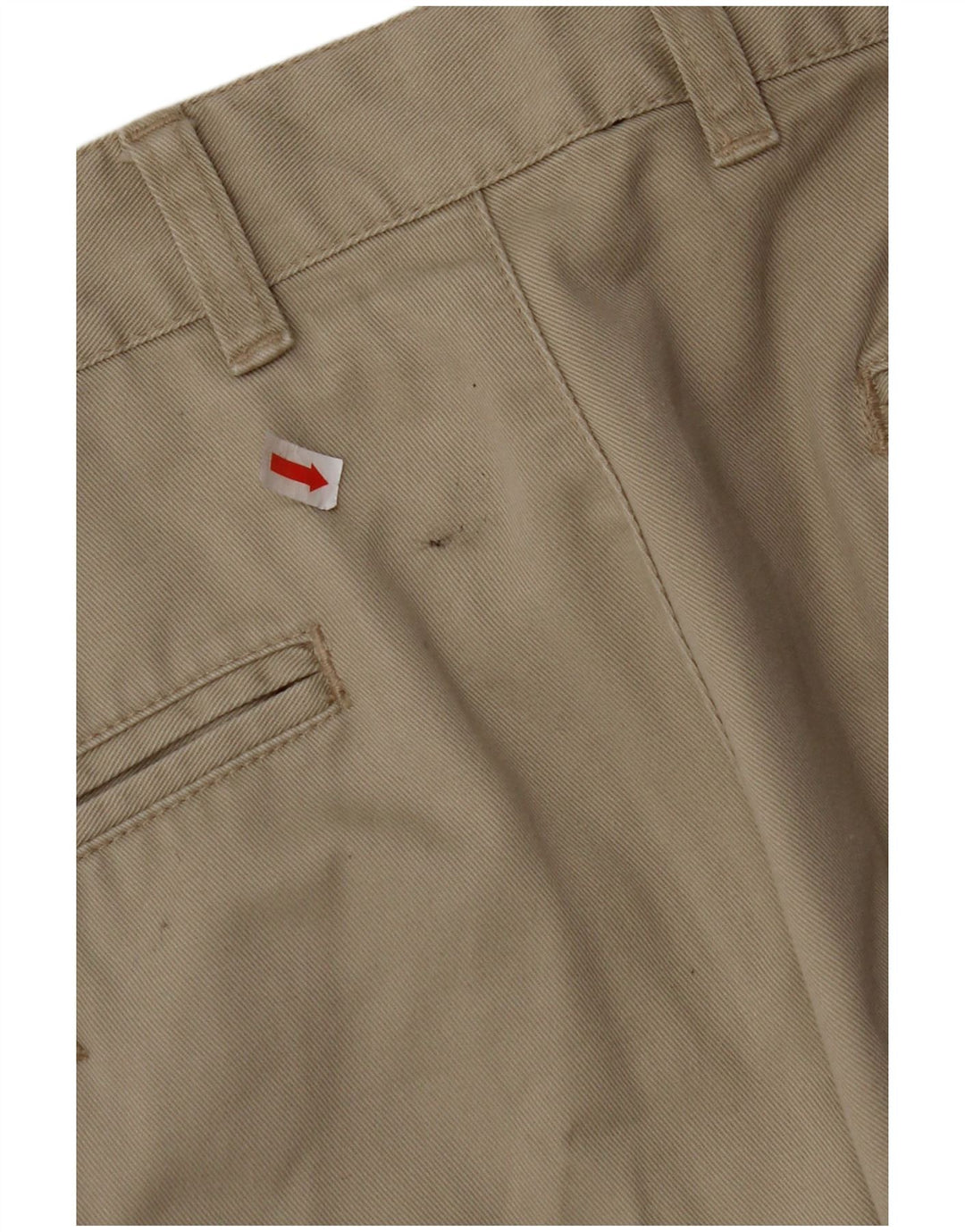 TOMMY HILFIGER Herre Pegged Chino Bukser W38 L32 Beige Bomuld