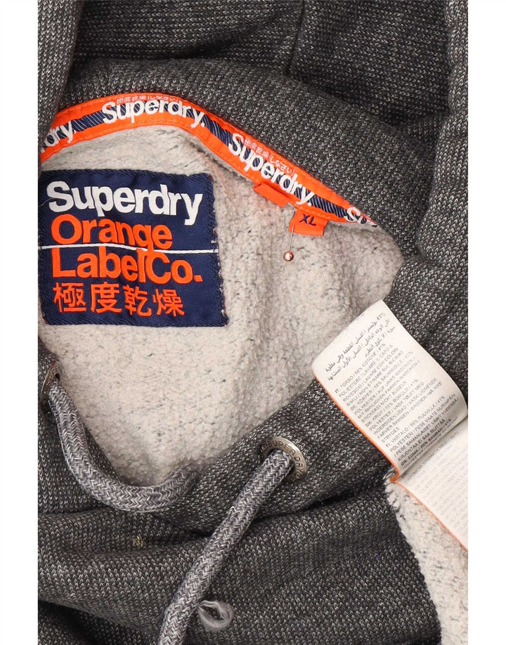 Superdry Hættetrøje til mænd XL Grå bomuld