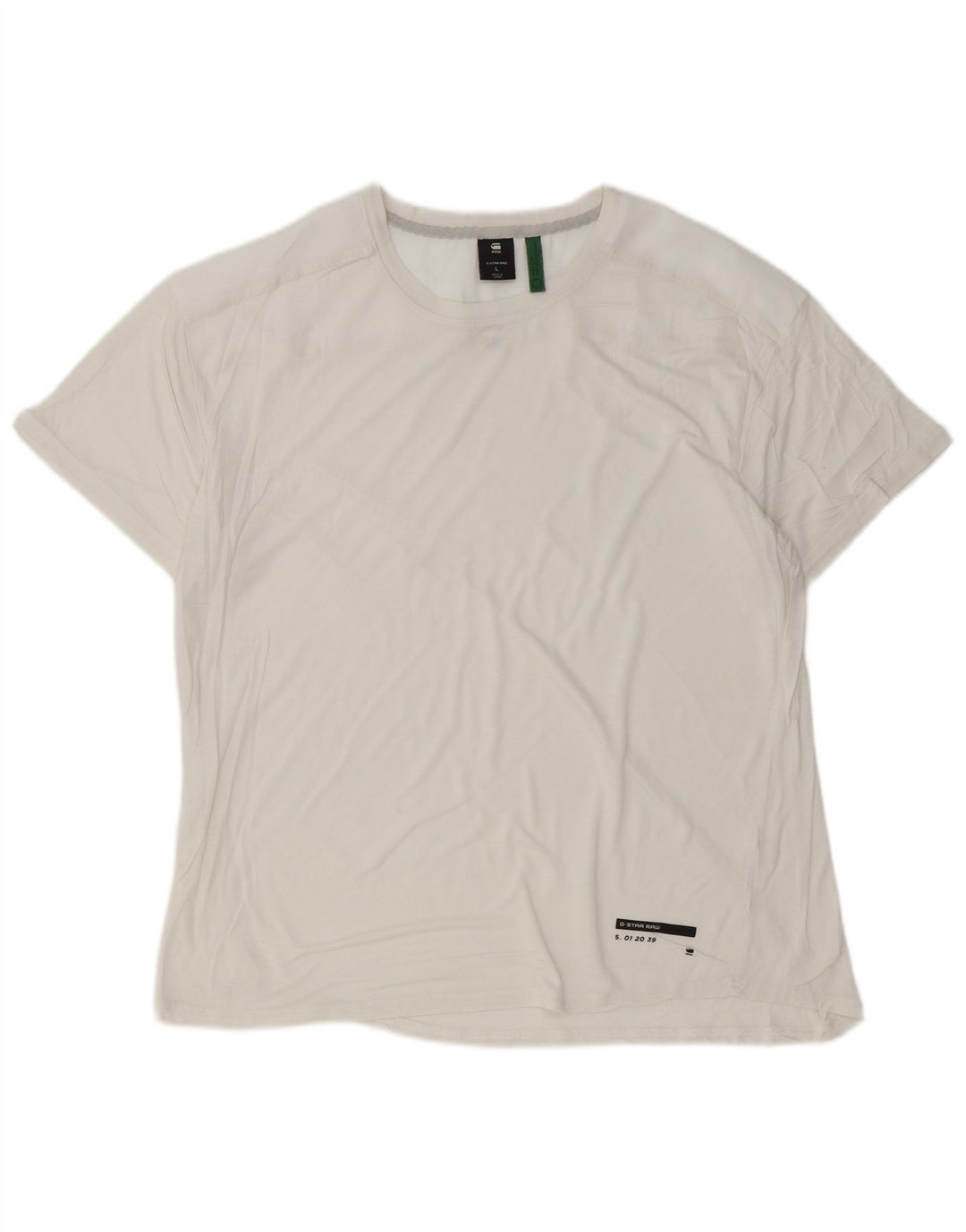 G-Star Herre T-Shirt Top Stor Hvid