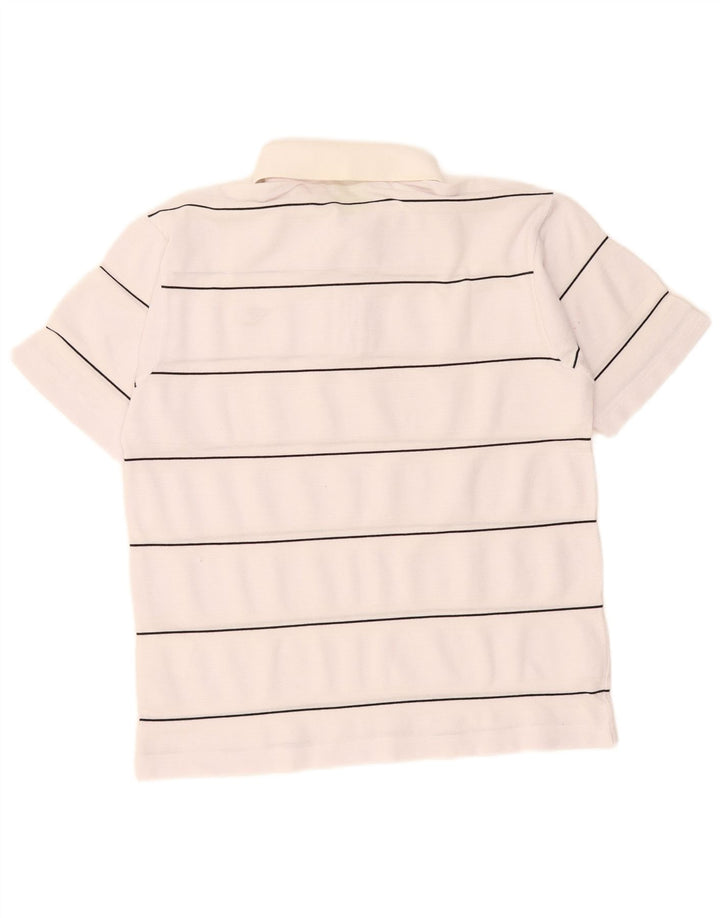 Diadora herre polo shirt lille hvid stribet