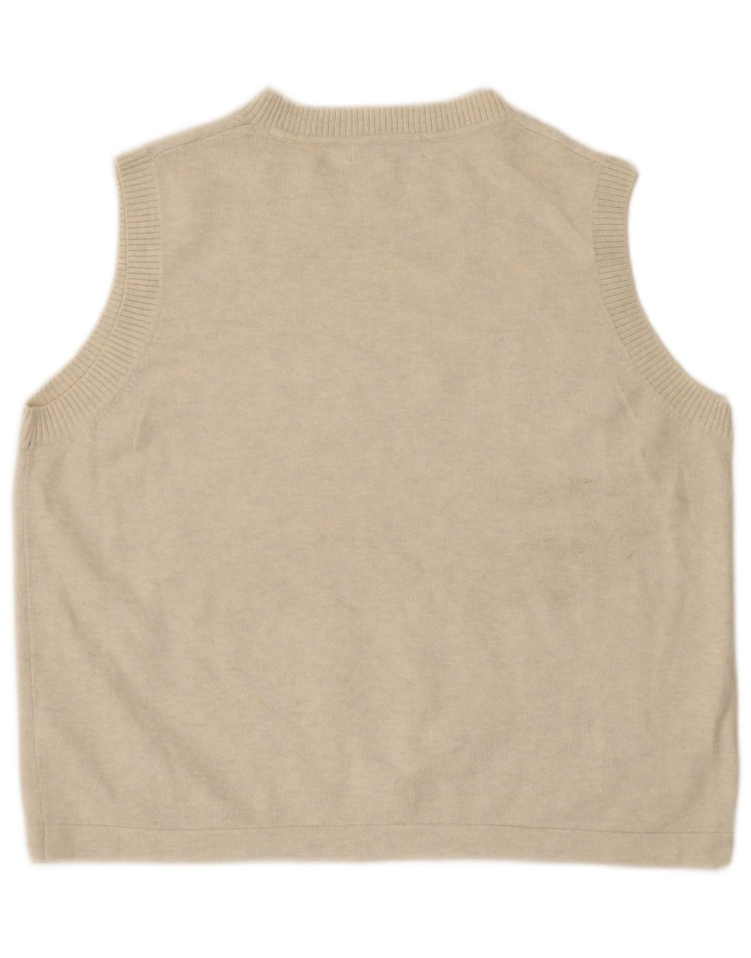 Marks & Spencer Dame Vest Tank Top UK 16 Large Off White Flecked