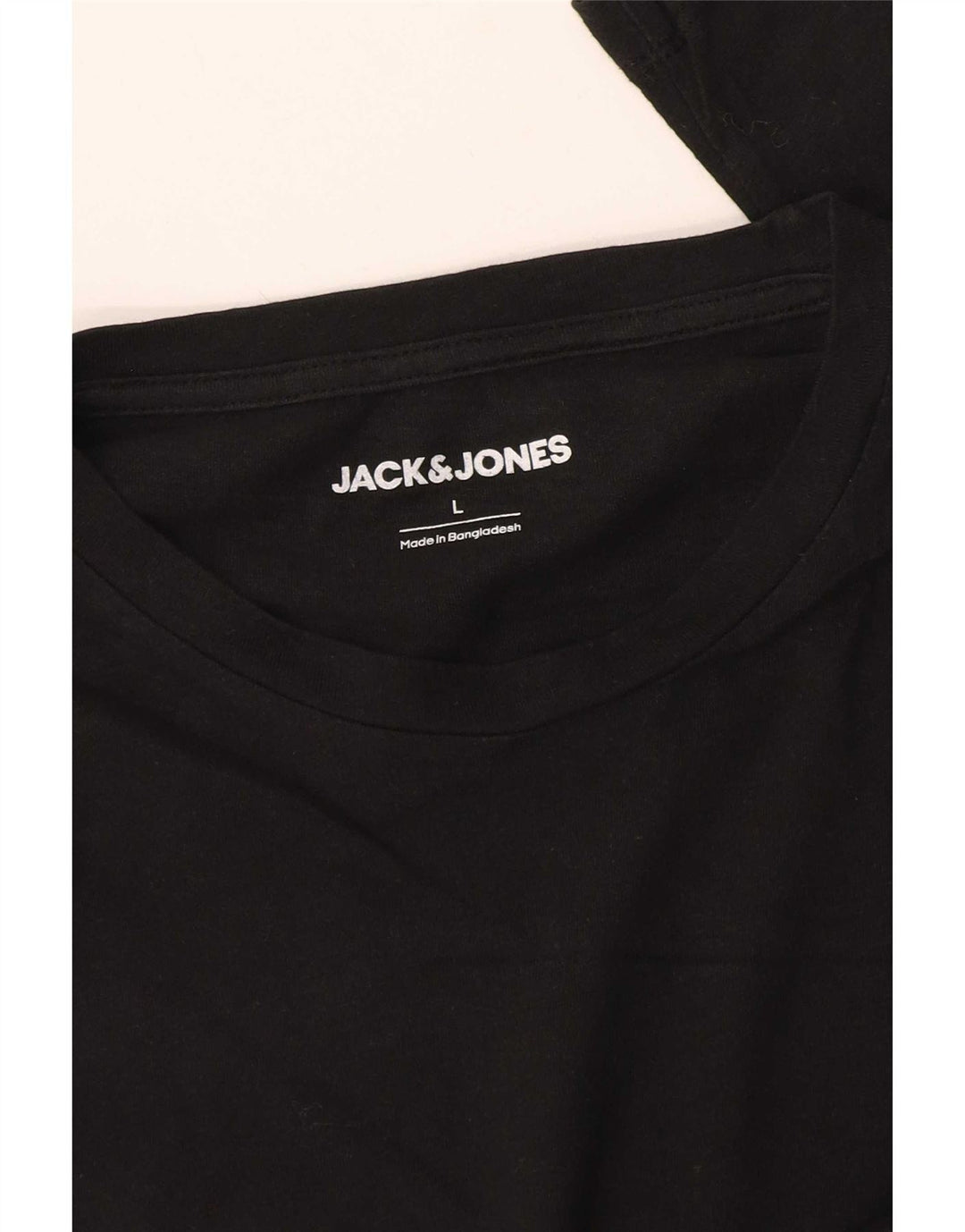 Jack & Jones Grafisk Herre-top Langærmet Stor Sort