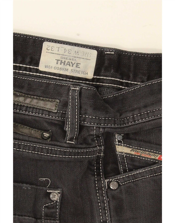 Diesel Herre Thaye Slim Jeans W34 L32 Grå Bomuld