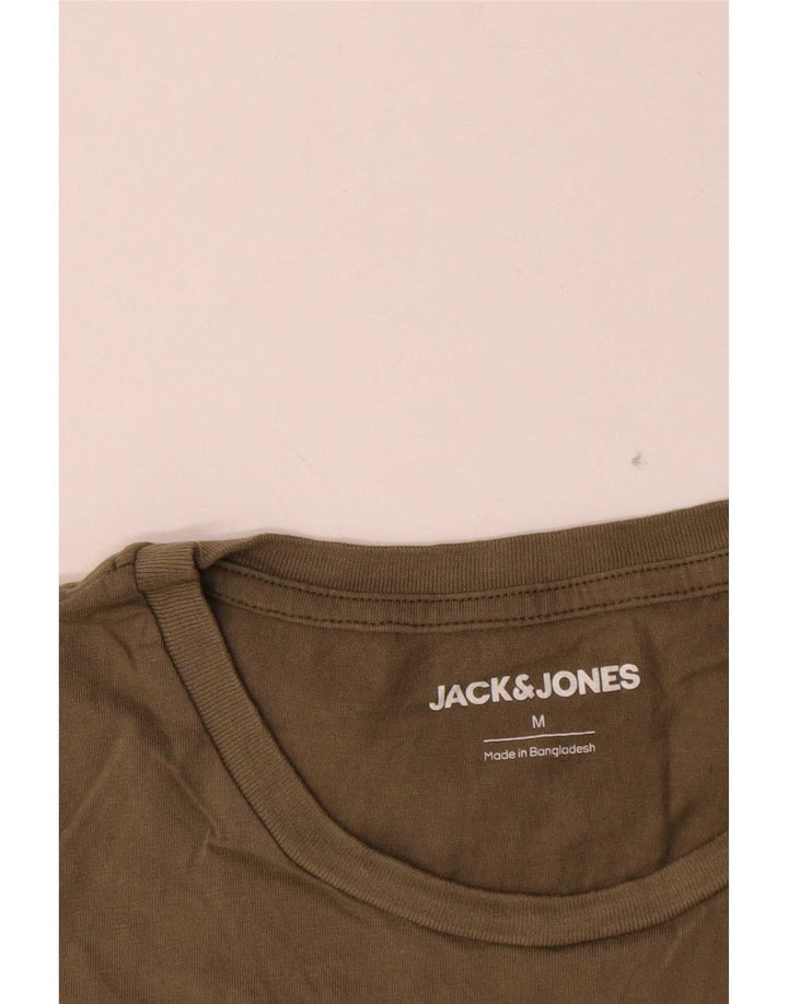 Jack & Jones Herre grafisk T-shirt Top Medium Khaki Bomuld